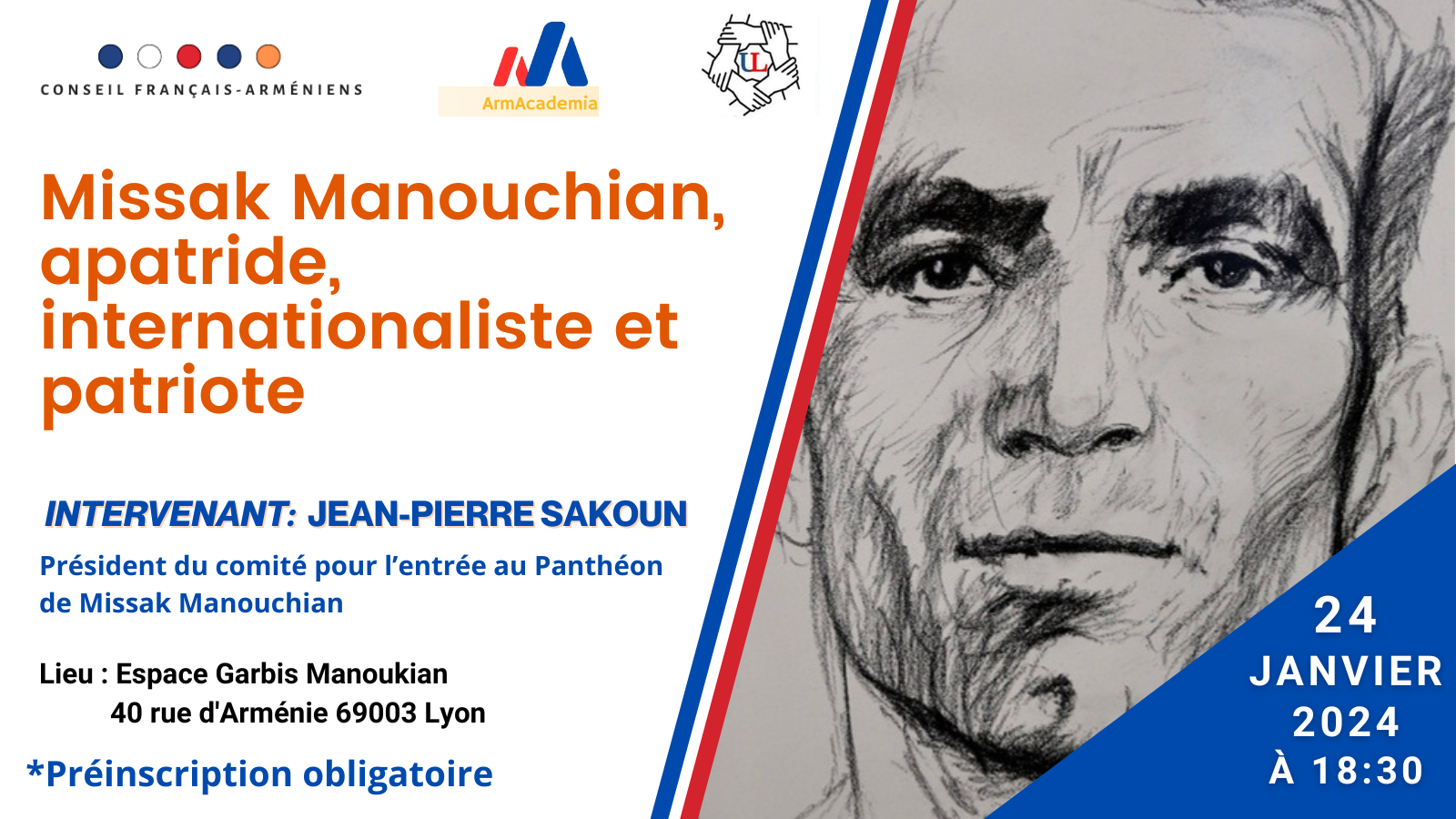 Missak Manouchian, Apatride, Internationaliste Et Patriote. – Unité Laïque